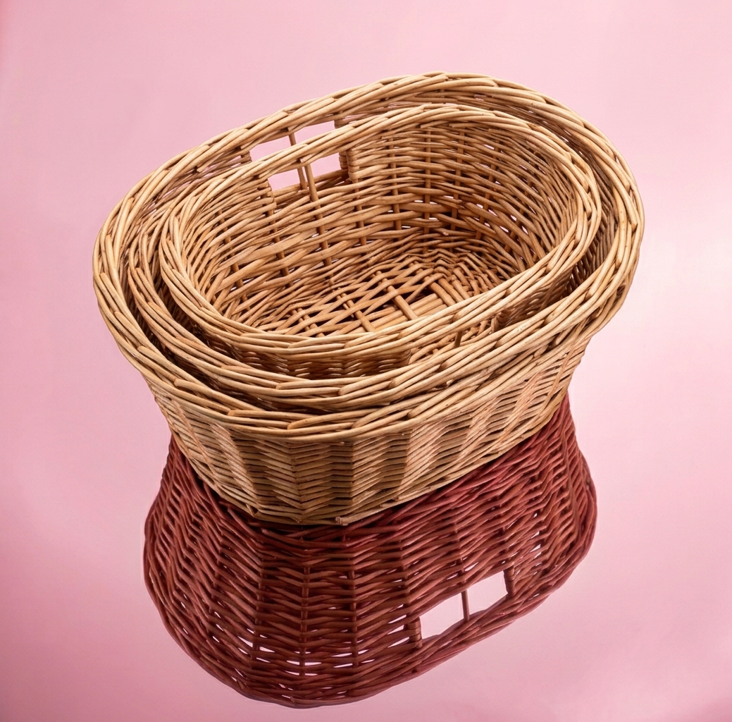 Canasto de Mimbre para Pan